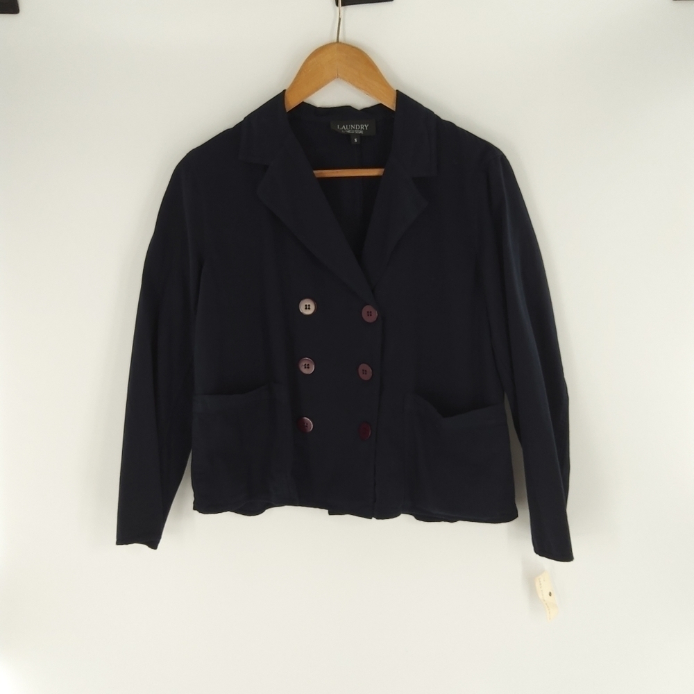 LAUNDRY by Shelli Segal navy jacket